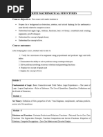 Discrete Mathematical Structures