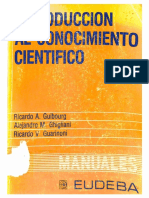 Guibourg, R. y Otros. Introducción Al Conocimiento Científico. Pp. 34-53. Unidad 6