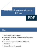 Guide de Rédaction Du Rapport de Stage(1)