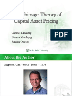 4.3 Arbitrage Pricing Theory