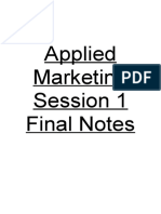 Applied Marketing Notes 1