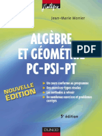 (Jean-Marie Monier) Algèbre Et Géométrie PC-PSI