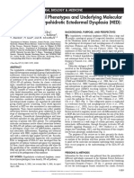 Dento-Craniofacial Phenotypes and Underlying Molecular Mechanisms in Hypohidrotic Ectodermal Dysplasia (Hed) : A Review