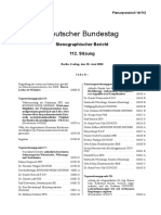 Deutscher Bundestag: Stenographischer Bericht 112. Sitzung