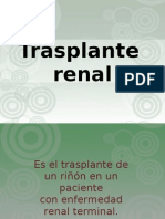 Tecnica QX de Trasplante Renal