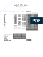 Quarteraly Sales Report PDF