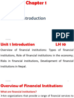 Management of Financail Instutions - Chapter 1 BBS 4th Year