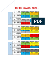 Horario 2023-Sapam - Refuerzo Escolar - 8 Horas