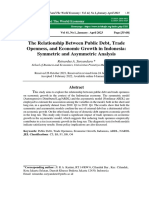 2023 - T - The Relationship Between Public Debt, Trade Openness, and Economic Growth in Indonesia Symmetric and Asymmetric Analysis