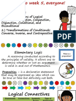 MATM Week 5 Elementray Logic