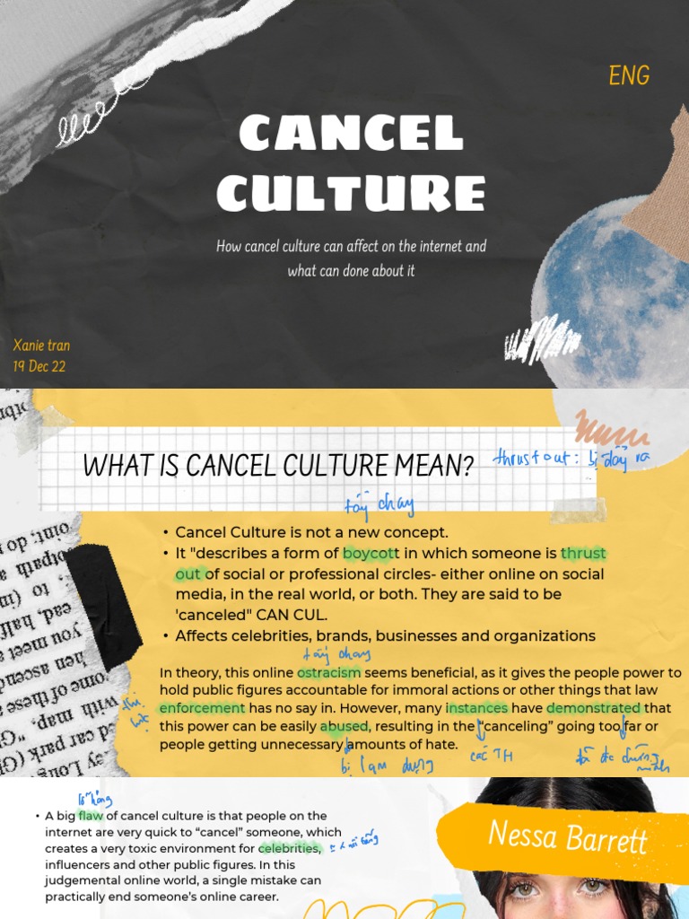 Cancel Culture How Cancel Culture Can Affect On The and What