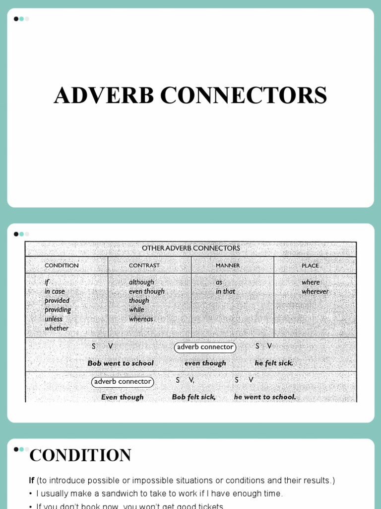 Adverb Connector PDF Linguistic Typology Languages