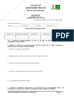 Examen 1 Grado Geografía Junio