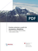Eventos Extremos a partir de escenarios climaticos Bolivia