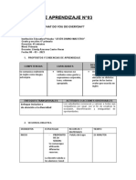 SESIÓN DE APRENDIZAJE #3 - 6° Grade