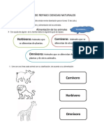 1° Básico Ciencias Naturales Julio