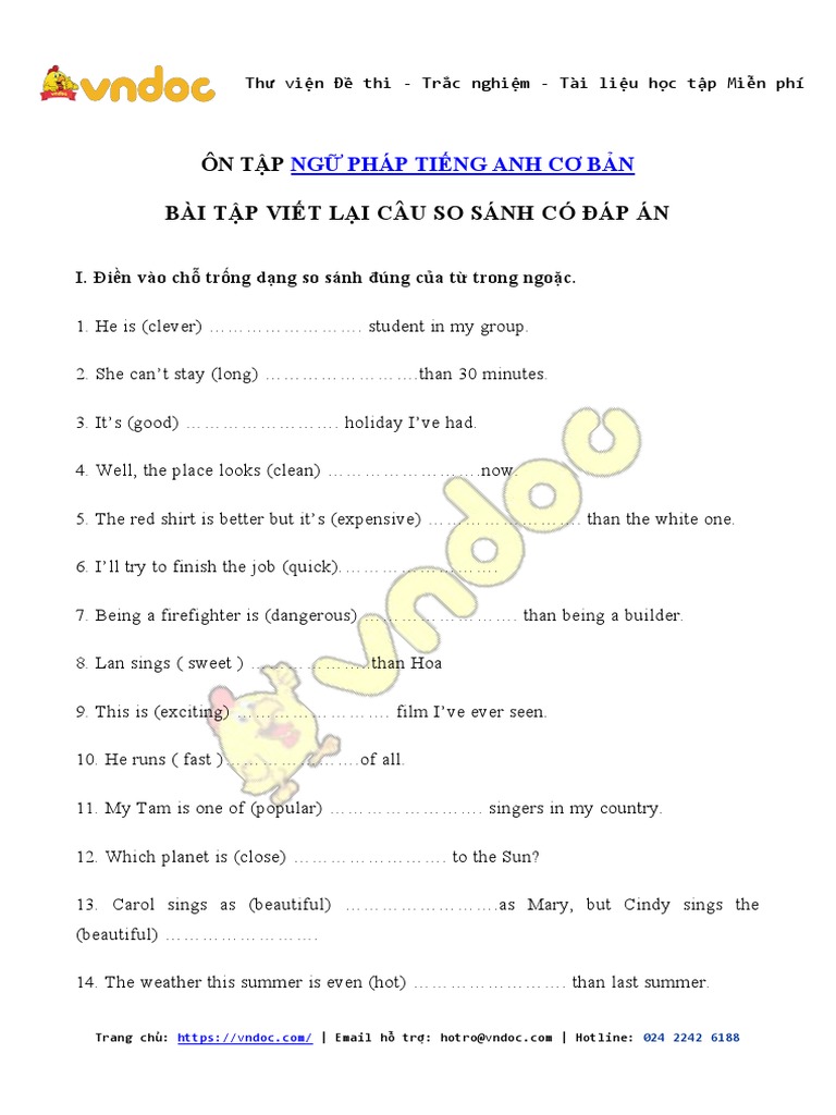 Bai tap viet lai cau so sanh pdf