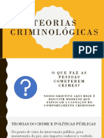 Teorias Criminológicas