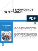 Riesgo Ergonomico en El Trabajo