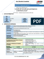 Conocemos El Estudio Del Mercado para Portalapiceros en MS Word y Excel