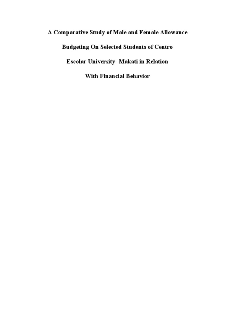 Final Revised Copy of Thesis | PDF | Gender | Gender Studies