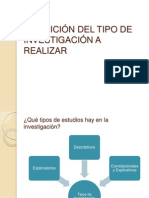 Definición Del Tipo de Investigación A Realizar