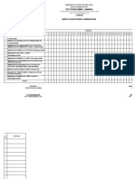 Checlist Kebersihan