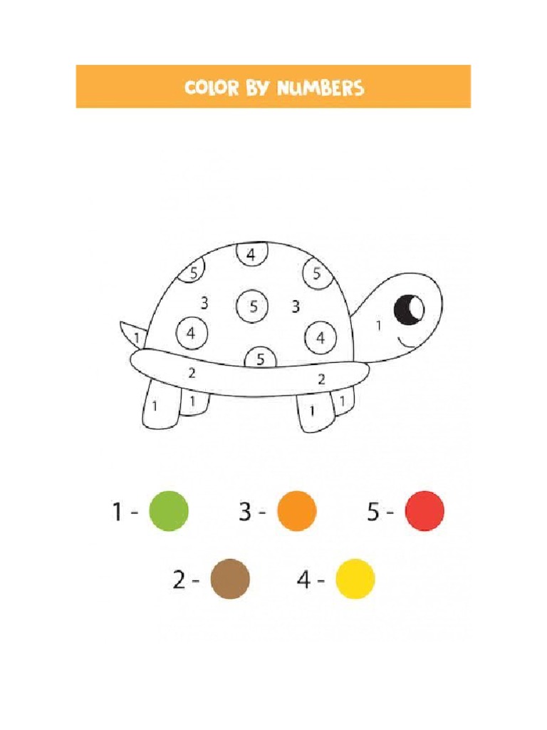 Colorea Con Numeros | PDF