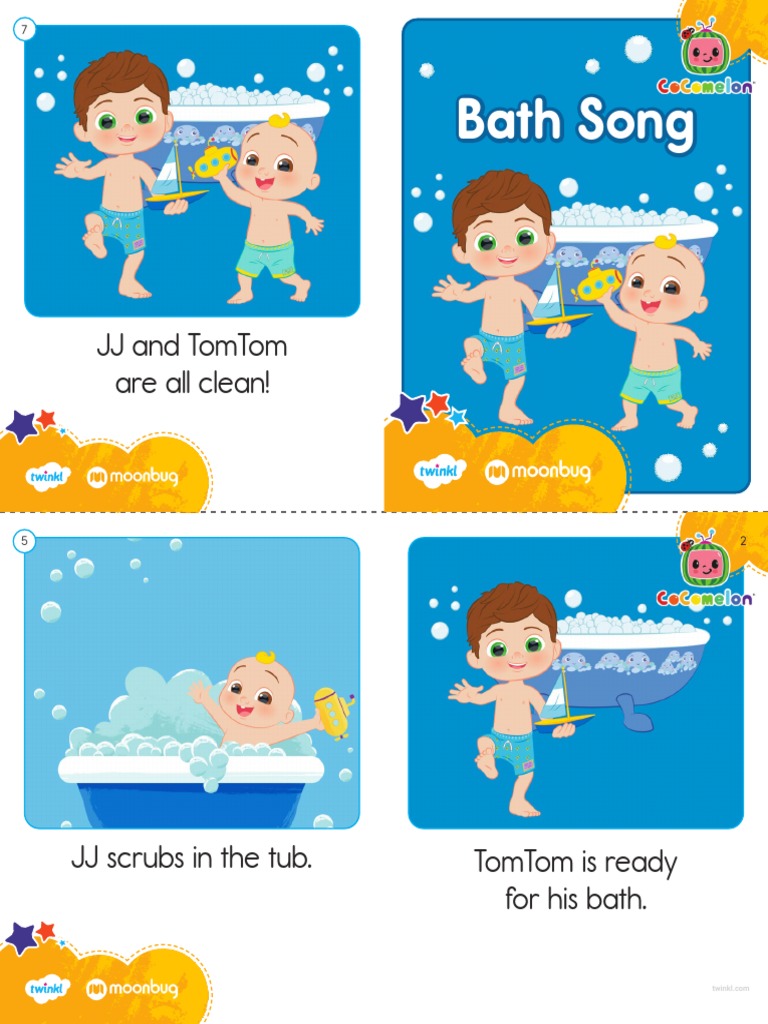 Cocomelon Bath Song Early Emergent Reader Us L 1642968645 Ver 1 | PDF