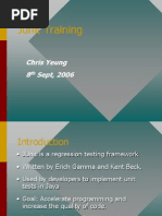 Junit Training: Chris Yeung 8 Sept, 2006