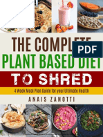 Complete Plant Based Diet To Shred by @anaiszanotti