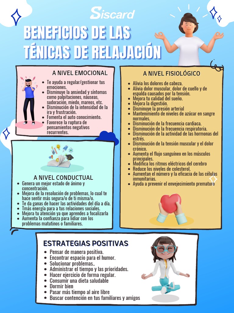 Beneficios de Técnicas de Relajación | PDF | Medicina CLINICA ...