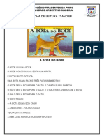 FICHA DE LEITURA 1°ANO COMPLETO PDF