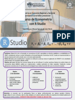 Cartel Curso de Econometria Con R