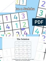 Solving A Sudoku
