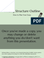 Writing Structure Outline