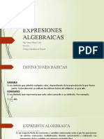 1S Expresiones Algebraicas