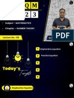 Lec 08 NumberTheory VivekSir PPT