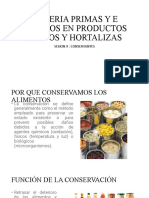 Conservantes-Materia Primas y e Insumos en Productos Frutos