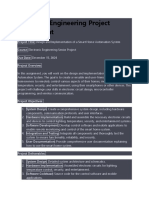 Electronic Engineering Project Assignment