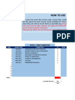 Universal CGPA Calculator For EEE