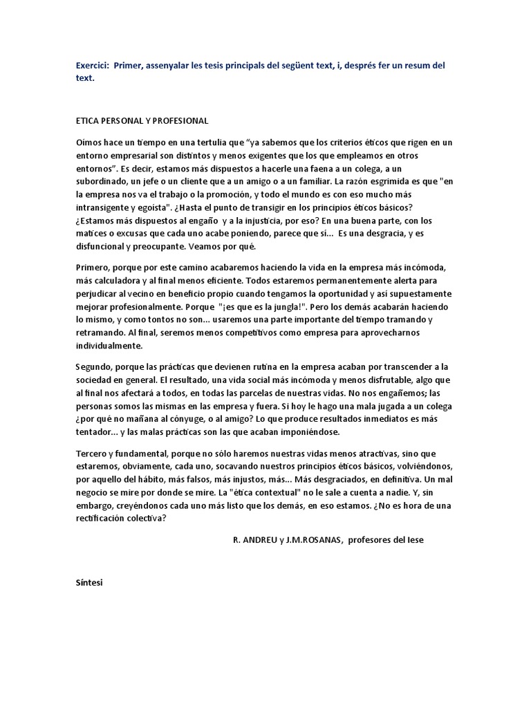 Etica Personal y Profesional | PDF | Crecimiento personal y profesional