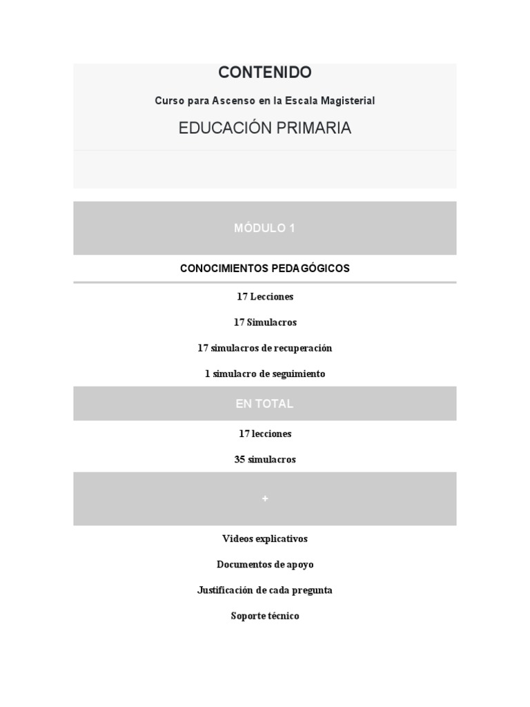 Temas para Concurso de Ascenso | PDF
