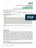 Investigating The Use of Inflectional and Derivational Morphemes in Academic Written Essays in EFL Contexts in The UAE