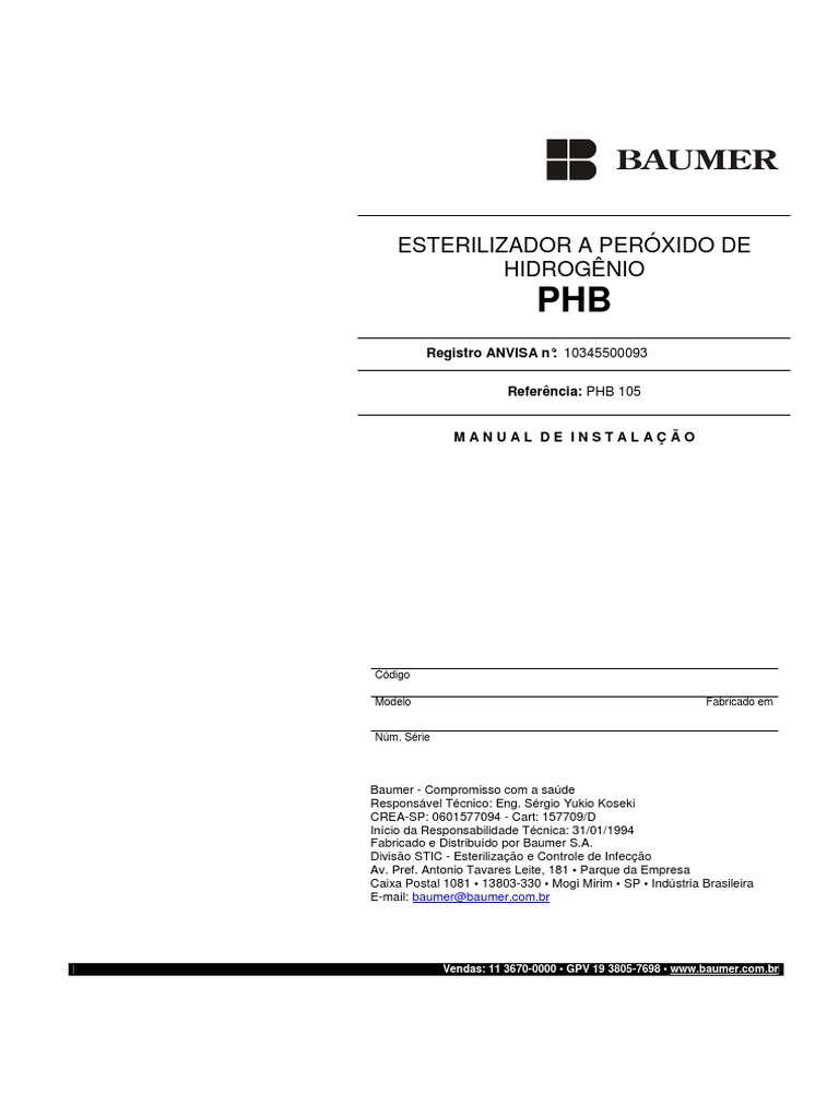 Manual de Instalação PHB PDF
