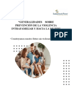 Generalidades Sobre Prevención de La Violencia Intrafamiliar y Hacia La Mujer JUNER