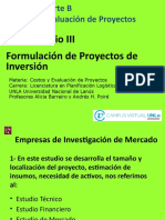 Cuestionario III - Formulacion de Proyectos de Inversion