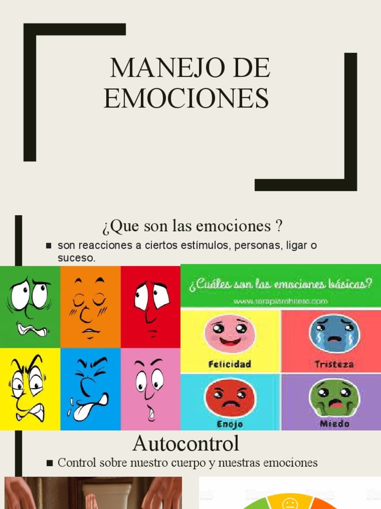 Manejo de emociones 1 y 2 | PDF
