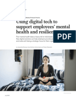 Using Digital Tech To Support Employees Mental Health and Resilience F