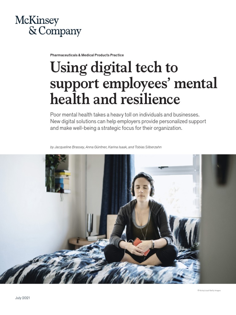Using Digital Tech To Support Employees Mental Health and Resilience F ...